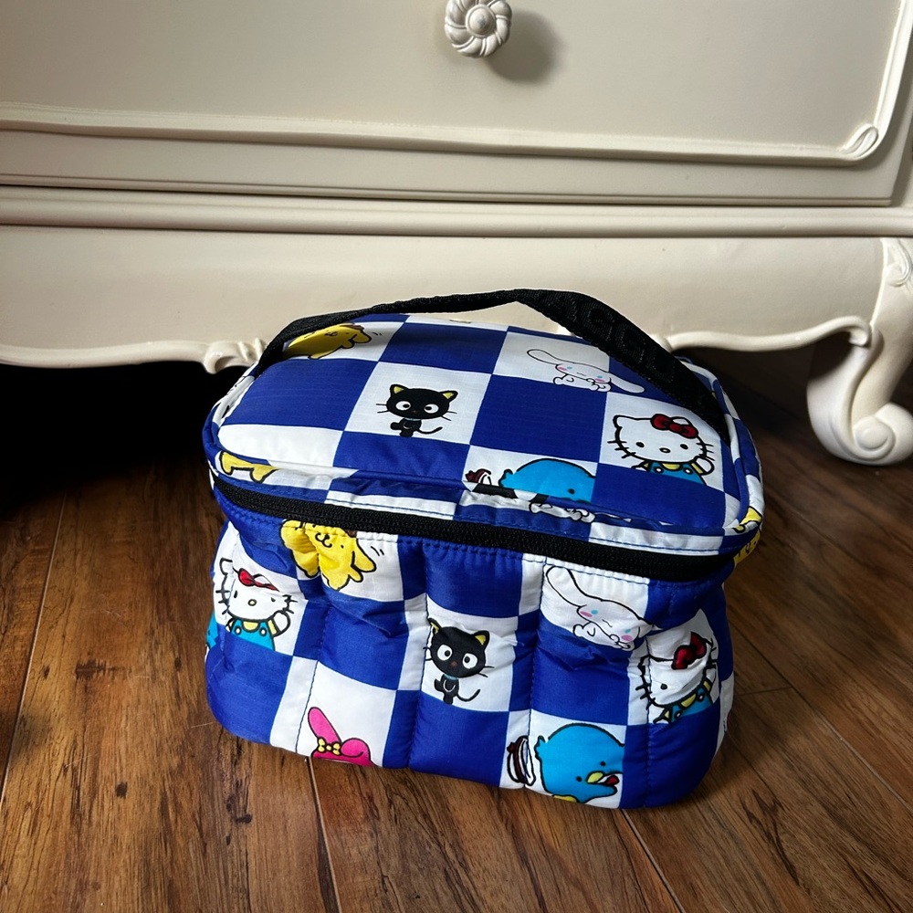 BAGGU X Sanrio Hello Kitty & Friends Puffy Insulated Lunch Bag Blue & White